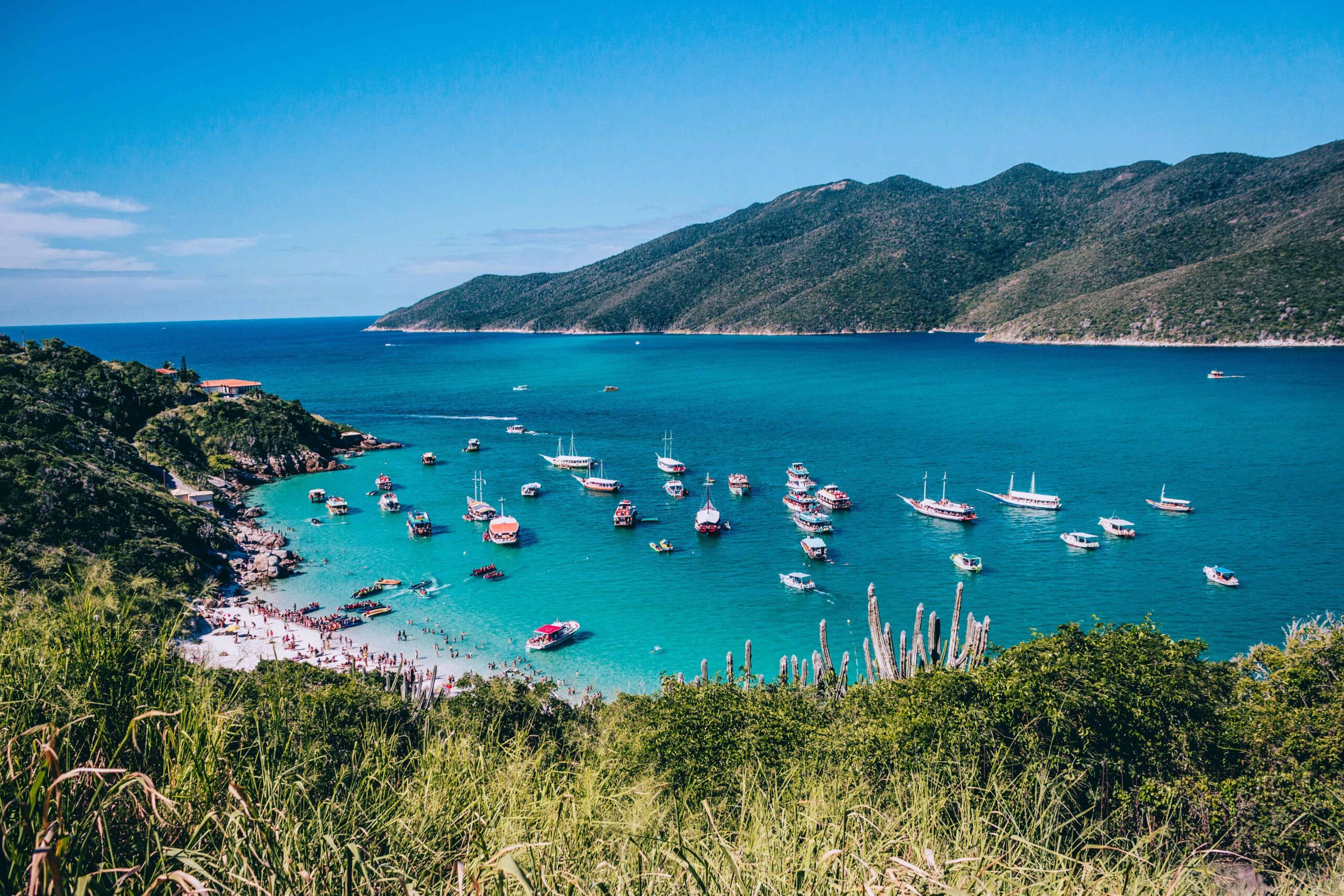 Boats On Sea,Cabo, RJ, Brazil