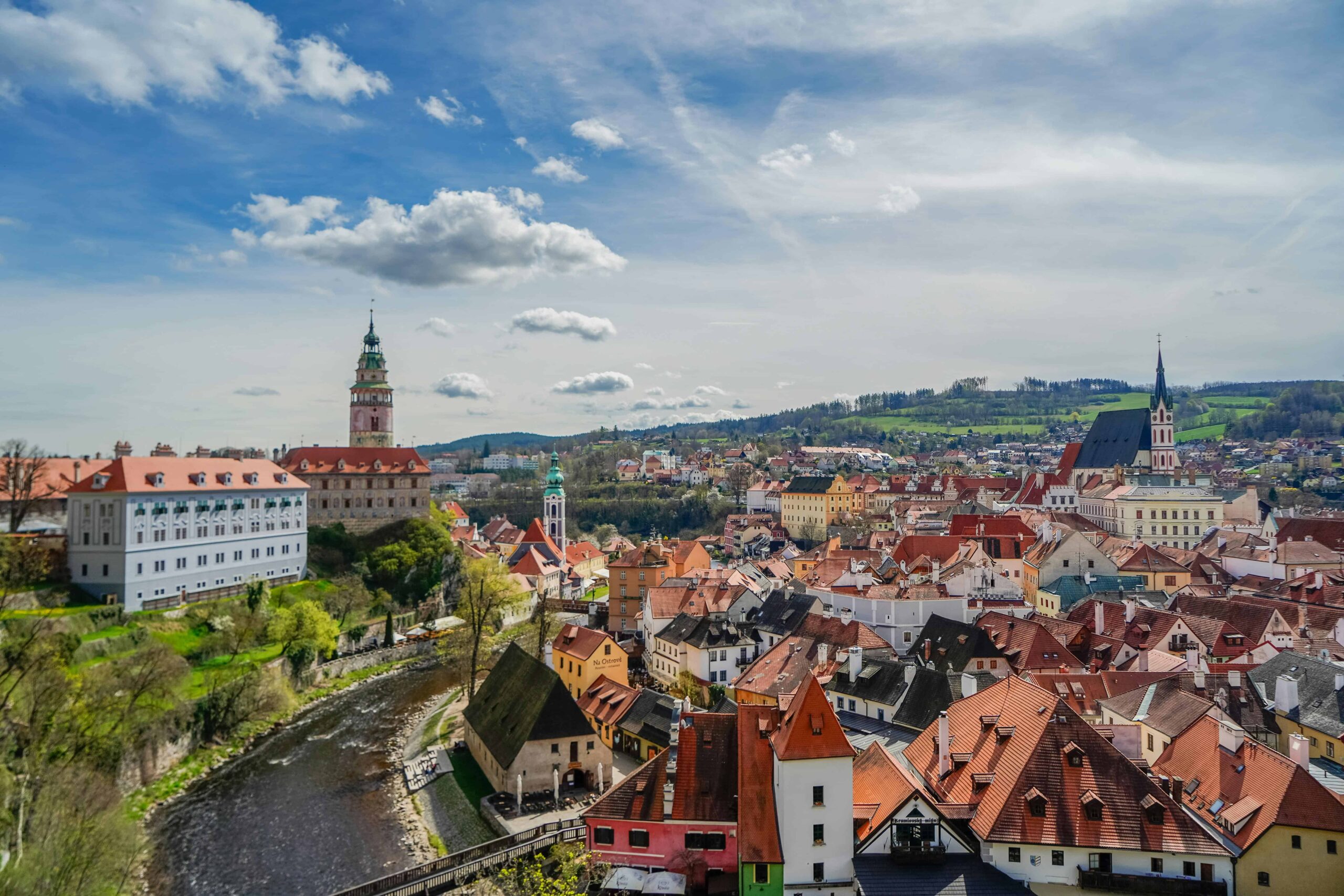 Scenic View of Cesky Krumlov Cityscape,CZECH REPUBLIC
