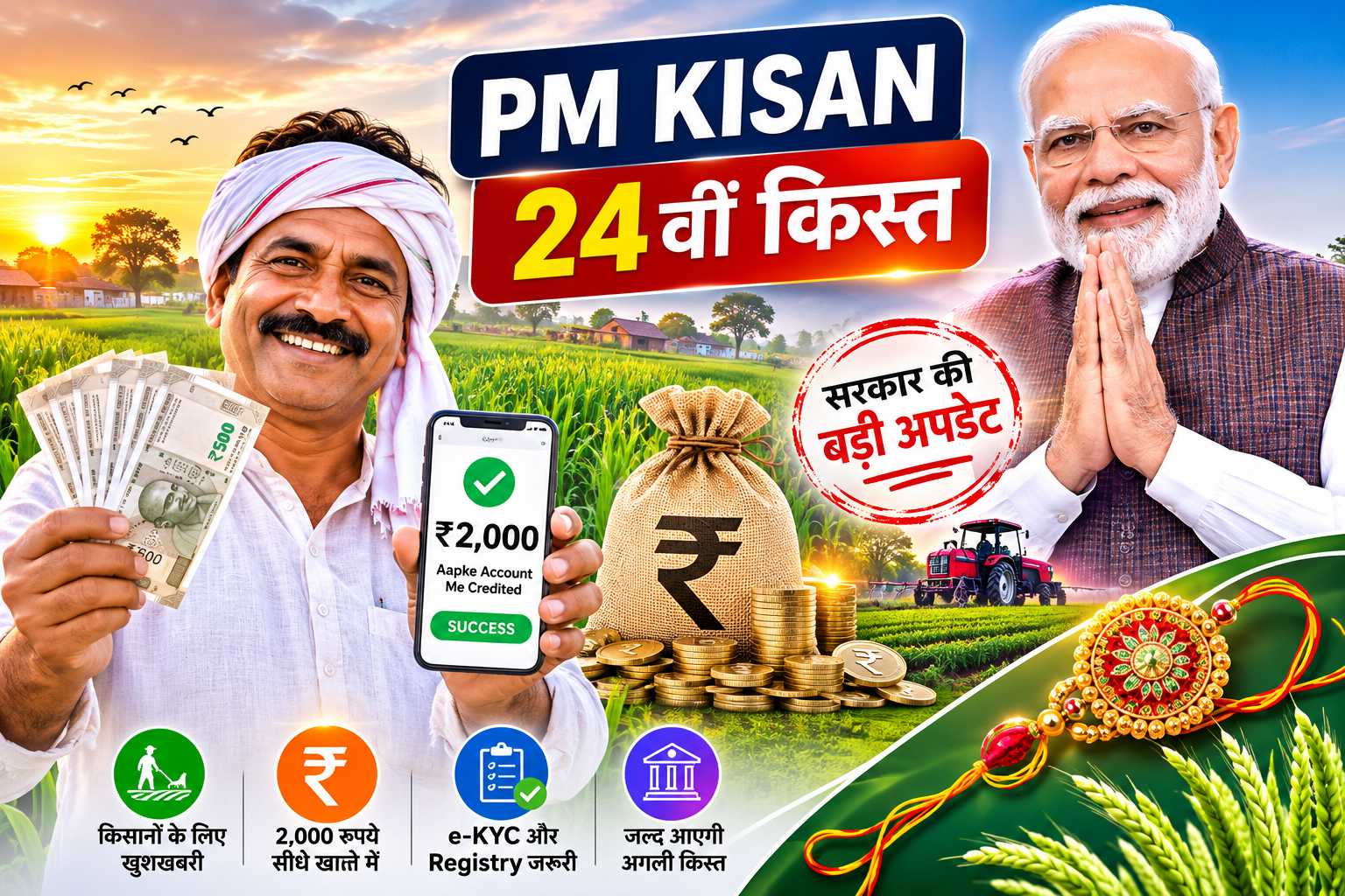 PM Kisan 24वीं किस्त
