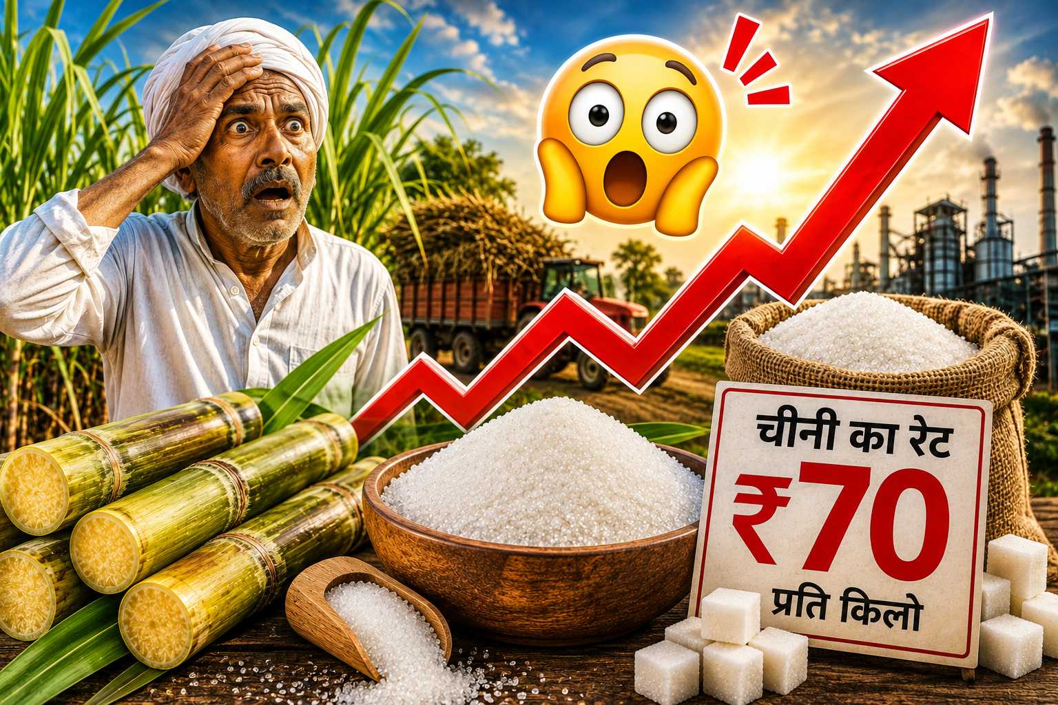 चीनी का रेट अचानक क्यों बढ़ा