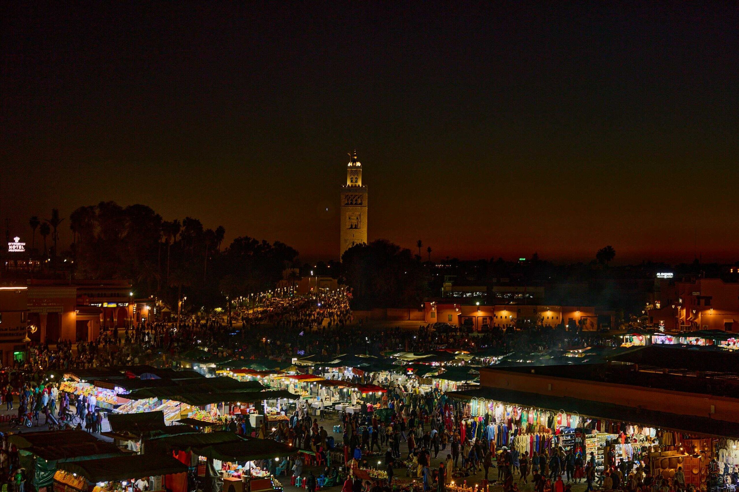 Marrakesh market spices